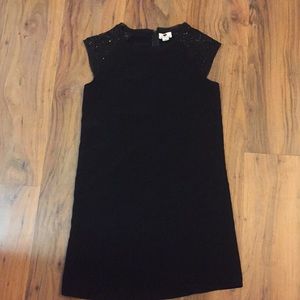 Black shift dress